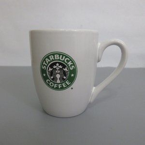 Starbucks Barista Mug Classic Siren Logo Glossy White Green 10.2oz Coffee Tea